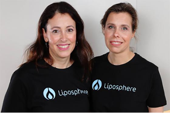 Img. 3: Liposphere’s Founders: Ronit Goldberg, PhD (left) and Sabrina Jahn, PhD. (right)